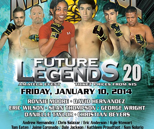 King of the Cage Returns to The Edgewater Hotel & Casino in Laughlin on January 10th for Future Legends 20