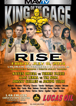 King of the Cage Presents “RISE” in Las Cruces, New Mexico on July 11th