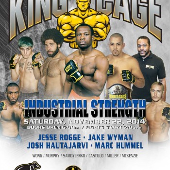 Tickets Now on Sale for the November 22nd Live Nationally Televised Event for King of the Cage at Black Bear Casino